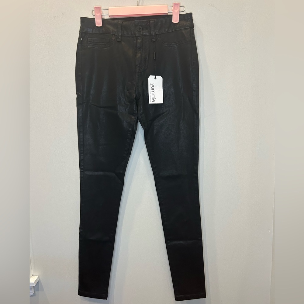 Yummie by Heather Thompson Super Skinny Coated Denim